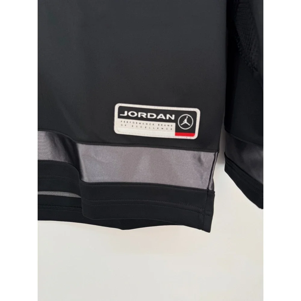 Jordan Nike Brooklyn Hockey Collegiate Jersey Black‎ HV0109-010 Large